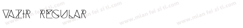 Vazir Regular字体转换